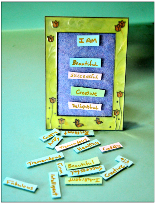 Prototype of the Affirmation Chant Magnets